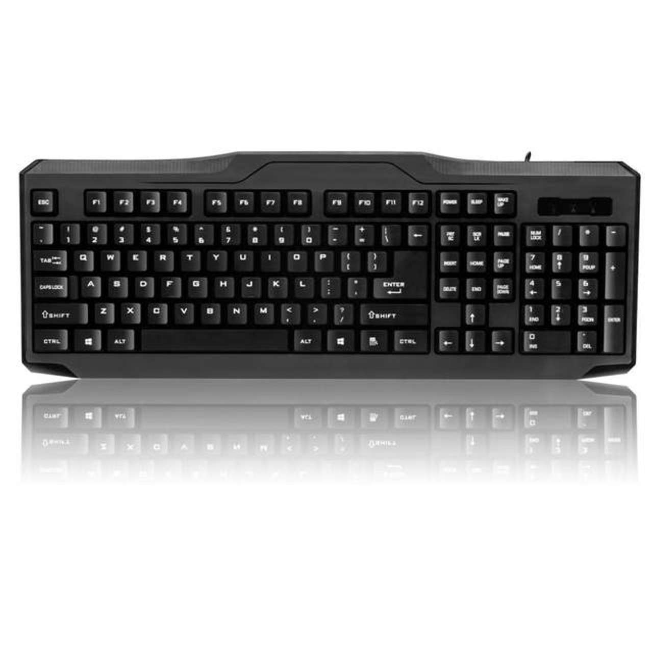 wireless ergonomic keyboard with touchpad