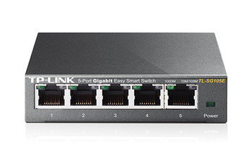 TP-LINK TL-SG105E L2 Gigabit Ethernet (10 / 100 / 1000) Black network switch TP-LINK TL-SG105E L2 Gigabit Ethernet (10 / 100 / 1000) Black network switch