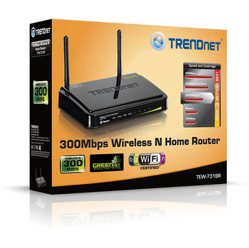 TRENDnet TEW-731BR 300Mbps Wireless N Home Router TRENDnet TEW-731BR 300Mbps Wireless N Home Router