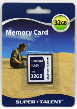 Super Talent 450X 32GB High Speed Compact Flash Memory Card Super Talent 450X 32GB High Speed Compact Flash Memory Card