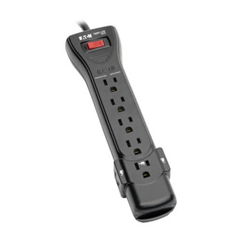 SUPER725B , Eaton Surge 7 Outlet 25' Cord Black - SUPER725B