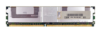 46C7421 - IBM 1GB(1X1GB)667MHz PC2-5300 240-Pin DIMM CL5 ECC DDR2 SDRAM Single Rank FULLY BUFFERED IBM Memory for System x &BL 46C7421 - IBM 1GB(1X1GB)667MHz PC2-5300 240-Pin DIMM CL5 ECC DDR2 SDRAM Single Rank FULLY BUFFERED IBM Memory for System x &BL