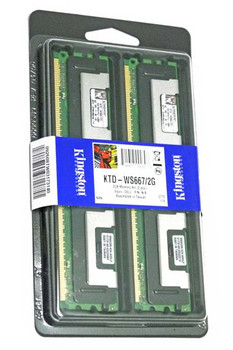 KTD-WS667/2G - Kingston 2GB (2x1GB) 667Mhz PC2-5300 240-Pin Dimm Fully Buffered DDR2 SDRAM Memory for Dell PowerEdge workstation KTD-WS667/2G - Kingston 2GB (2x1GB) 667Mhz PC2-5300 240-Pin Dimm Fully Buffered DDR2 SDRAM Memory for Dell PowerEdge workstation
