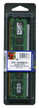 KTH-XW4300/1G - Kingston 1GB 667Mhz PC2-5300 Non ECC Unbuffered DDR2 SDRAM 240-Pin Dimm Memory Module for Server & workstation