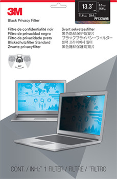 3M PF133W9B 13.3" Notebook Frameless display privacy filter