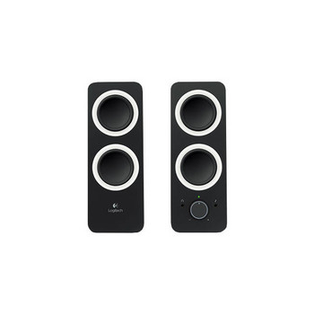 Logitech Z200 Wired 3.5mm/10 Watts/2.0 Channel Speaker System (Midnight Black)