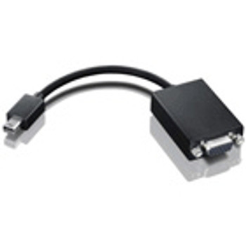 Lenovo 0A36536 mini-DisplayPort VGA Black cable interface/gender adapter Lenovo 0A36536 mini-DisplayPort VGA Black cable interface/gender adapter
