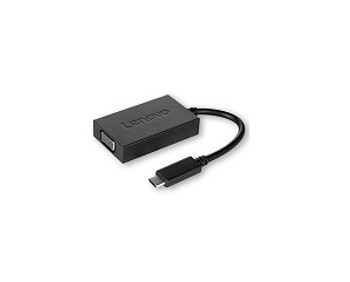 Lenovo USB C - VGA USB C VGA Black cable interface/gender adapter Lenovo USB C - VGA USB C VGA Black cable interface/gender adapter