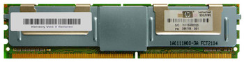 398708-061 - HP 4GB (1x4GB) 667Mhz PC2-5300 Cl5 Fully Buffered DDR2 SDRAM Dimm Memory Kit for Proliant Server Dl360 Dl380 Ml370 G5