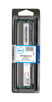 SNPNN876C/4G - Dell 4GB (1X4GB) PC3-10600 DDR3-1333MHz SDRAM Dual Rank CL9 240-Pin Registered ECC Memory Module for PowerEdge and PR SNPNN876C/4G - Dell 4GB (1X4GB) PC3-10600 DDR3-1333MHz SDRAM Dual Rank CL9 240-Pin Registered ECC Memory Module for PowerEdge and PR