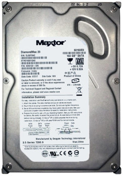 STM3160812AS - Seagate DiamondMax 20 STM3160812AS 160 GB 3.5 Internal Hard Drive - SATA/300 - 7200 rpm - 8 MB Buffer - Hot Swappable STM3160812AS - Seagate DiamondMax 20 STM3160812AS 160 GB 3.5 Internal Hard Drive - SATA/300 - 7200 rpm - 8 MB Buffer - Hot Swappable