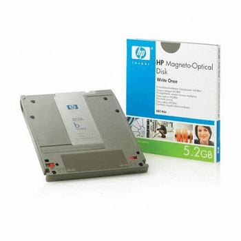 HP 5.2GB WORM Magneto Optical Disk 2048 bytes/sector HP 5.2GB WORM Magneto Optical Disk 2048 bytes/sector