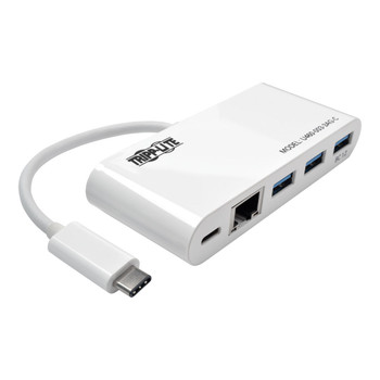 Tripp Lite U460-003-3AG-C USB 3.0 (3.1 Gen 1) Type-C 5000Mbit/s White interface hub Tripp Lite U460-003-3AG-C USB 3.0 (3.1 Gen 1) Type-C 5000Mbit/s White interface hub