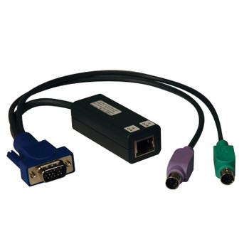 Tripp Lite B078-101-PS2 Black, Blue, Green, Violet KVM cable