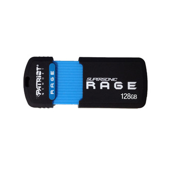 Patriot Memory 128GB Supersonic Rage XT 128GB USB 3.0 (3.1 Gen 1) Capacity Black, Blue USB flash driv Patriot Memory 128GB Supersonic Rage XT 128GB USB 3.0 (3.1 Gen 1) Capacity Black, Blue USB flash driv