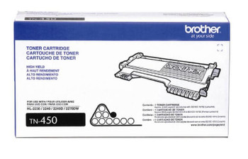 Brother TN-450 Laser toner 2600pages Black laser toner & cartridge Brother TN-450 Laser toner 2600pages Black laser toner & cartridge