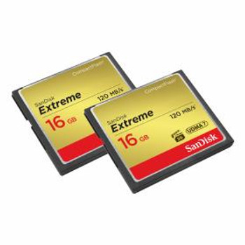 Sandisk 2 x 16GB Extreme CF 16GB CompactFlash memory card Sandisk 2 x 16GB Extreme CF 16GB CompactFlash memory card