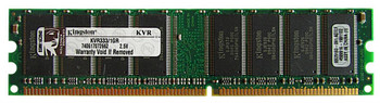 KVR333/1GR - Kingston 1GB PC2700 DDR-333MHz non-ECC Unbuffered CL2.5 184-Pin DIMM Memory Module KVR333/1GR - Kingston 1GB PC2700 DDR-333MHz non-ECC Unbuffered CL2.5 184-Pin DIMM Memory Module