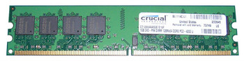 CT12864AA53E - Crucial 1GB PC2-4200 DDR2-533MHz non-ECC Unbuffered CL4 240-Pin DIMM Memory Module CT12864AA53E - Crucial 1GB PC2-4200 DDR2-533MHz non-ECC Unbuffered CL4 240-Pin DIMM Memory Module