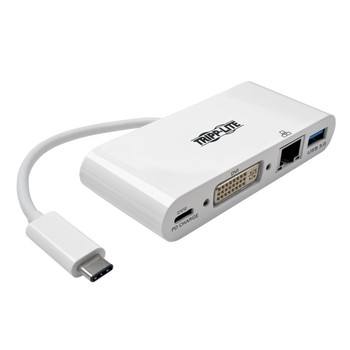 Tripp Lite U444-06N-DGU-C USB C DVI-I White video cable adapter Tripp Lite U444-06N-DGU-C USB C DVI-I White video cable adapter