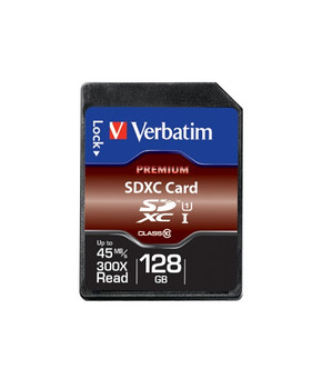 Verbatim Premium 128GB SDXC Class 10 memory card Verbatim Premium 128GB SDXC Class 10 memory card