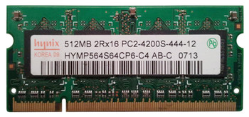 HYMP564S64CP6-C4 - Hynix 512MB PC2-4200 DDR2-533MHz non-ECC Unbuffered CL4 200-Pin SoDimm Memory Module
