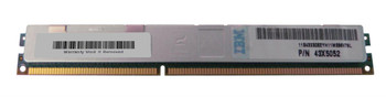 43X5052 - IBM 4GB(1X4GB)1333MHz PC3-10600 Dual Rank ECC Registered CL9 VLP DDR3 SDRAM RDIMM GENUINE