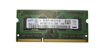 M471B5773CHS-CF8 - Samsung 2GB PC3-8500 DDR3-1066MHz non-ECC Unbuffered CL7 204-Pin SoDimm Memory Module (Refurbished)