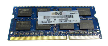 536723-144 - HP 2GB PC3-10600 DDR3-1333MHz non-ECC Unbuffered CL9 204-Pin SoDimm Single Rank Memory Module 536723-144 - HP 2GB PC3-10600 DDR3-1333MHz non-ECC Unbuffered CL9 204-Pin SoDimm Single Rank Memory Module