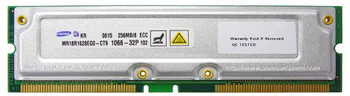 MR18R1628EG0-CT9 - Samsung Rambus 256MB PC1066 1066MHz 32ns ECC 184-Pin RDRAM RIMM Memory Module (Refurbished) MR18R1628EG0-CT9 - Samsung Rambus 256MB PC1066 1066MHz 32ns ECC 184-Pin RDRAM RIMM Memory Module (Refurbished)