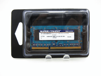 Super Talent DDR3-1066 SODIMM 4GB Hynix Chip Notebook Memory Super Talent DDR3-1066 SODIMM 4GB Hynix Chip Notebook Memory