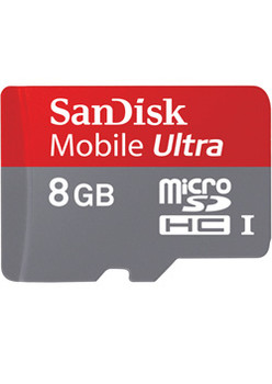 SDSDQY-008G-A11A - SanDisk Mobile Ultra 8GB microSDHC Flash Memory Card SDSDQY-008G-A11A - SanDisk Mobile Ultra 8GB microSDHC Flash Memory Card