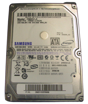 HM251JI - Samsung SpinPoint M6 250GB 5400RPM 8MB Cache SATA 2.5-inch Laptop Hard Drive HM251JI - Samsung SpinPoint M6 250GB 5400RPM 8MB Cache SATA 2.5-inch Laptop Hard Drive