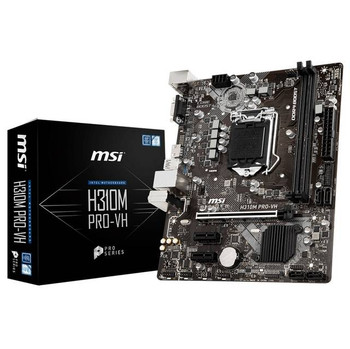 MSI H310M PRO-VH LGA1151/ Intel H310/ DDR4/ SATA3&USB3.1/ A&GbE/ MicroATX Motherboard
