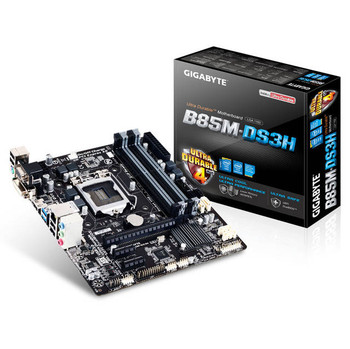 GIGABYTE GA-B85M-DS3H LGA1150/ Intel B85/ DDR3/ SATA3&USB3.0/ A&GbE/ MicroATX Motherboard