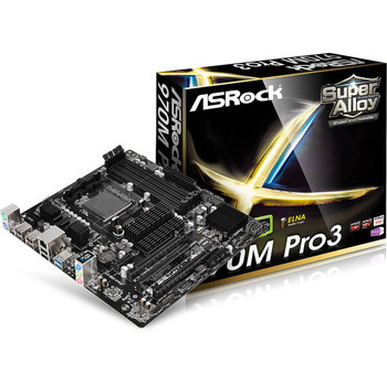 ASRock 970M PRO3 Socket AM3+/ AMD 970/ DDR3/ Quad CrossFireX/ SATA3&USB3.0/ A&GbE/ MicroATX Motherboard ASRock 970M PRO3 Socket AM3+/ AMD 970/ DDR3/ Quad CrossFireX/ SATA3&USB3.0/ A&GbE/ MicroATX Motherboard