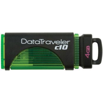 DTC10/4GB - Kingston 4GB DataTraveler C10 USB 2.0 Flash Drive - 4 GB - USB - External DTC10/4GB - Kingston 4GB DataTraveler C10 USB 2.0 Flash Drive - 4 GB - USB - External