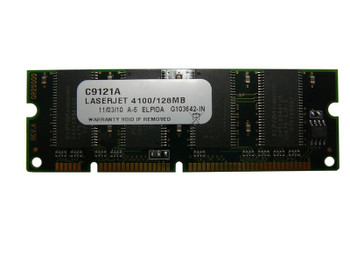 C9121A - HP 128MB PC100 100MHz Non-ECC Unbuffered 100-Pin DIMM Memory Module for HP Color LaserJet 2550 Series Printer (Refurbished)s C9121A - HP 128MB PC100 100MHz Non-ECC Unbuffered 100-Pin DIMM Memory Module for HP Color LaserJet 2550 Series Printer (Refurbished)s