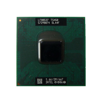 01G011680405 - Intel Core 2 Duo T5450 1.66GHz 667MHz FSB 2MB L2 Cache Socket PPGA478 Processor