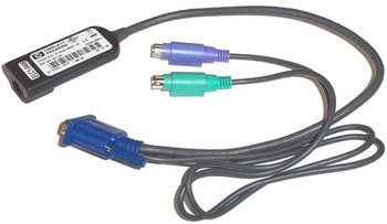 396632-001-R - HP PS/2 RJ-45 KVM IP Console Interface Adapter with Keyboard/Monitor/Mouse Cable 396632-001-R - HP PS/2 RJ-45 KVM IP Console Interface Adapter with Keyboard/Monitor/Mouse Cable