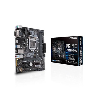 Asus PRIME H310M-A LGA1151/ Intel H310 Express/ DDR4/ SATA3&USB3.1/ M.2/ A&GbE/ MicroATX Motherboard