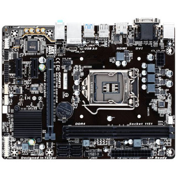 GIGABYTE GA-H110M-S2H GSM-B LGA1151/ Intel H110/ DDR4/ SATA3&USB3.0/ A&GbE/ MicroATX Motherboard GIGABYTE GA-H110M-S2H GSM-B LGA1151/ Intel H110/ DDR4/ SATA3&USB3.0/ A&GbE/ MicroATX Motherboard
