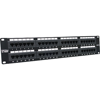 Trendnet 48-port Cat6 Unshielded Patch Panel Trendnet 48-port Cat6 Unshielded Patch Panel