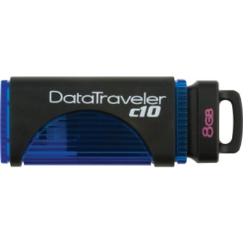 DTC10/8GB - Kingston 8GB DataTraveler C10 USB 2.0 Flash Drive - 8 GB - USB - External DTC10/8GB - Kingston 8GB DataTraveler C10 USB 2.0 Flash Drive - 8 GB - USB - External