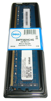 SNPP382HC/4G - Dell 4GB(1X4GB)1333MHz PC3-10600 240-Pin DDR3 NONECC UNBUFFERED SDRAM DIMM Dell Memory for Dell XPS 8300 Precision T1600 & De SNPP382HC/4G - Dell 4GB(1X4GB)1333MHz PC3-10600 240-Pin DDR3 NONECC UNBUFFERED SDRAM DIMM Dell Memory for Dell XPS 8300 Precision T1600 & De