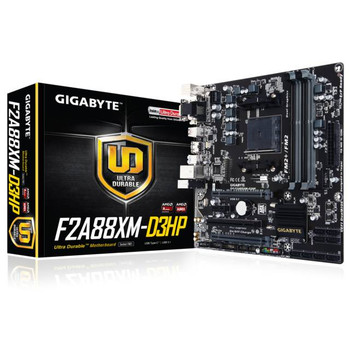 GIGABYTE GA-F2A88XM-D3HP Socket FM2+/ AMD A88X/ DDR3/ 2-Way CrossFireX/ SATA3&USB3.1/ A&GbE/ MicroATX Motherboard GIGABYTE GA-F2A88XM-D3HP Socket FM2+/ AMD A88X/ DDR3/ 2-Way CrossFireX/ SATA3&USB3.1/ A&GbE/ MicroATX Motherboard