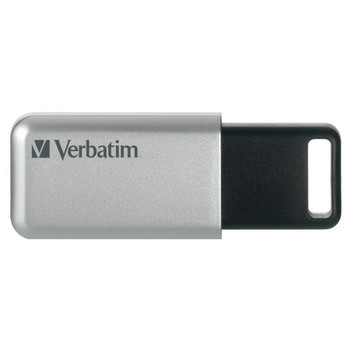 Verbatim Secure Pro 64GB USB 3.0 (3.1 Gen 1) Capacity Black, Grey USB flash drive Verbatim Secure Pro 64GB USB 3.0 (3.1 Gen 1) Capacity Black, Grey USB flash drive
