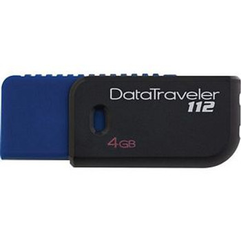 DT112/4GB - Kingston 4GB DataTraveler 112 USB 2.0 Flash Drive - 4 GB - USB - External DT112/4GB - Kingston 4GB DataTraveler 112 USB 2.0 Flash Drive - 4 GB - USB - External