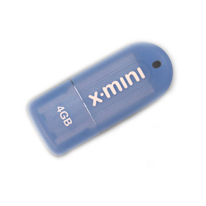 PSF4GMUSB - Patriot Memory 4GB X-Porter Mini USB 2.0 Flash Drive - 4 GB - USB - External