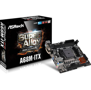 ASRock A68M-ITX Socket FM2+/ AMD A68H/ DDR3/ SATA3&USB3.0/ A&GbE/ Mini-ITX Motherboard ASRock A68M-ITX Socket FM2+/ AMD A68H/ DDR3/ SATA3&USB3.0/ A&GbE/ Mini-ITX Motherboard